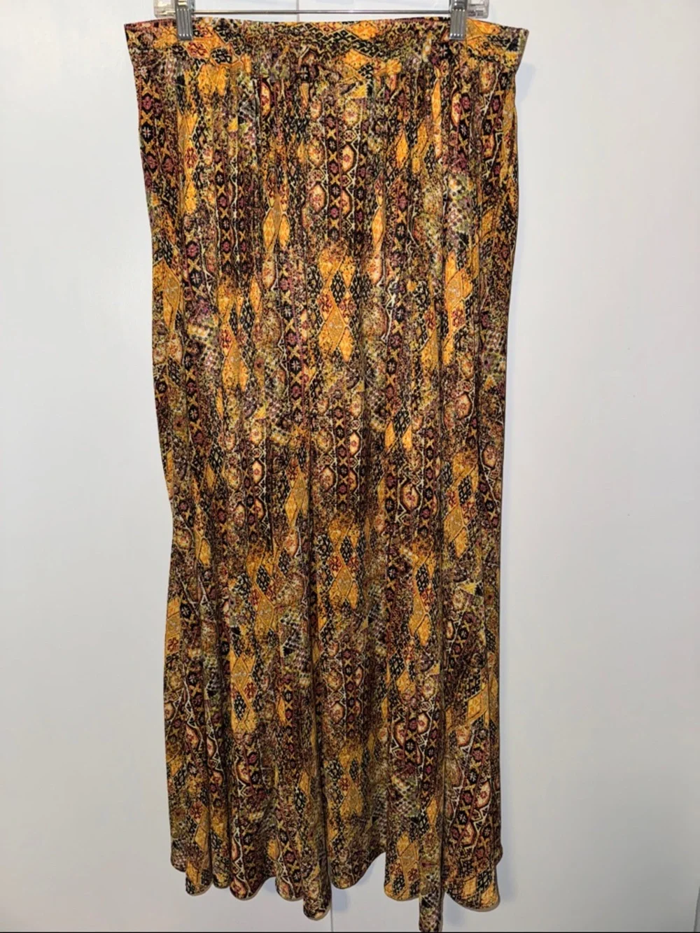 Lane Bryant Flowy Maxi Skirt w Slit Boho Print Women’s 14 / 16 - Picture 8 of 12